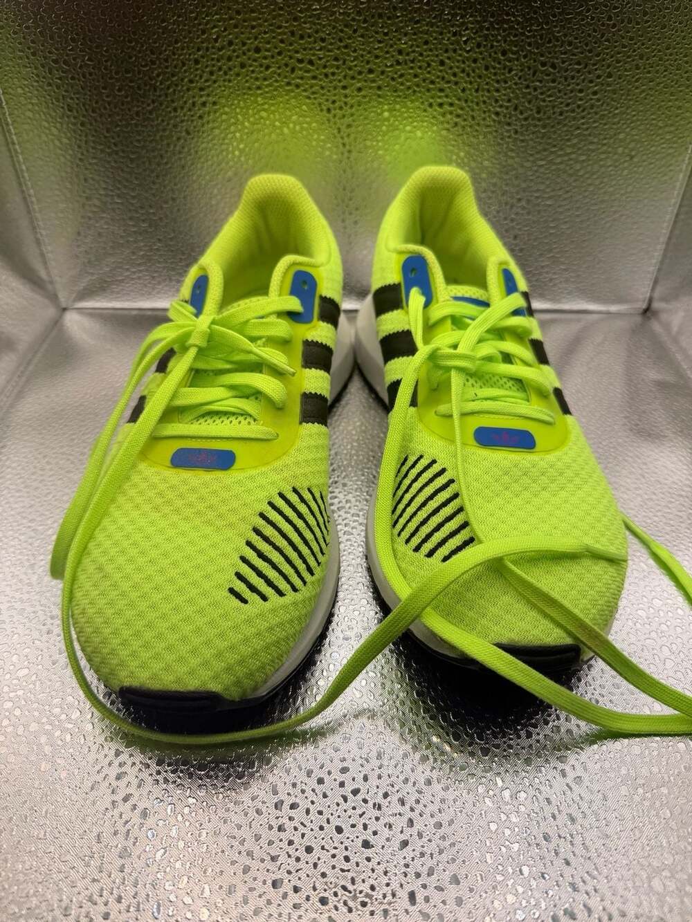 Adidas Swift Run Shoes Neon Yellow Black